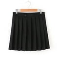 thumbnail image 2 of Favoffer Girls' Pleated Skirt Uniform A-Line Solid Color Skirt for Classroom Daily Formal Events 11-18Y, 2 of 3
