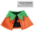 thumbnail image 2 of OULII Photo Shoots Dog Cloak Orange Festival Costume 1Pack, 2 of 7