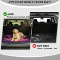 thumbnail image 4 of XYZCANDO Palm Tree Sunset Car Trunk Mat 29" x 39", Waterproof Cargo Liner with Non-Slip Backing, Stitched Edge Rear Trunk Protector for SUVs, Sedans and Trucks, 4 of 7