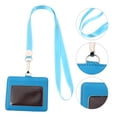 thumbnail image 3 of 1pc Bus Cards Employee Id Cards Sleeve ID Cards Badge Holder with Hanging Rope, 3 of 6