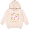 thumbnail image 2 of Inktastic I Love My Mommy Unicorn with Pink and Yellow Flowers Toddler Hoodie, 2 of 4