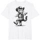 thumbnail image 1 of Camiseta de gato con sombrero de vaquero y botas, 1 of 2