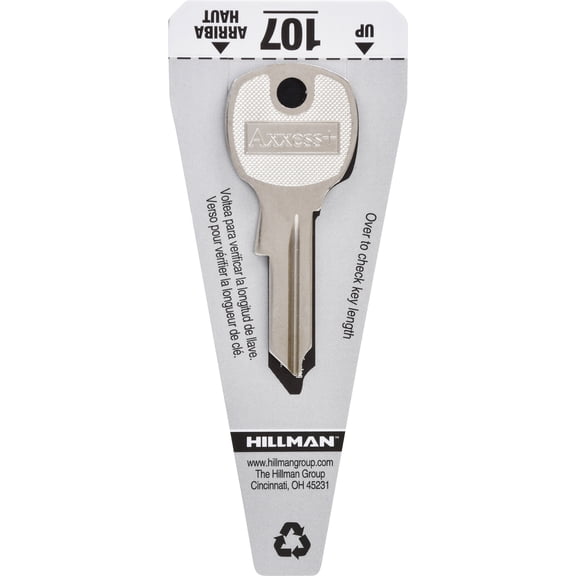 Hillman National #107 Brass Key