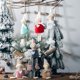 thumbnail image 4 of Bearachild Adornos navideños de muñeco de Papá Noel sueco, chimenea colgante para árbol de Navidad, 2 uds. Kits de decoración para fiestas rosado, 4 of 6