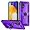 Purple, variant on for Galaxy A13 4G Case, Samsung A13 4G Case with HD Screen Protector, Military-Grade Ring Holder Kickstand Car Mount 15ft Drop Tested Shockproof Cover Phone Case for Samsung Galaxy A13 4G, Black