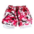 thumbnail image 6 of Mens Swim Trunks with Compresssion Liner Elastic Waist Camouflage Print Board Shorts with Pockets Swim Shorts Beachwear, 6 of 6