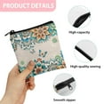 thumbnail image 7 of SEANATIVE Boho Mandala Sanitary Napkin Storage Bag for Women Butterfly Feminine Hygiene Bag 2 PCS Small Sanitary Napkin Storage Bag for Teen Girls Zipper Period Bag, 7 of 7