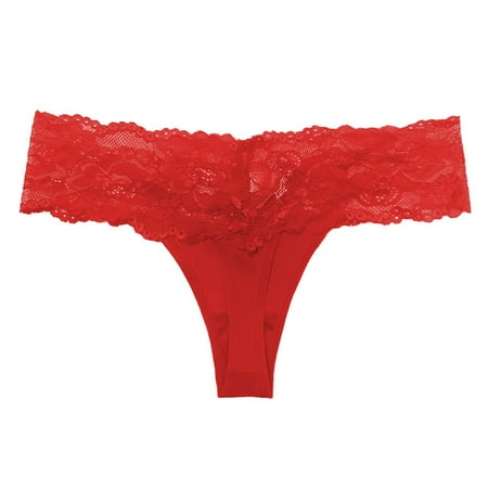 

Panties For Women Pink Lace Transparent Hollow Out Comfort Seamless Low Waist Briefs Lingerie Lenceria Thong Underwear