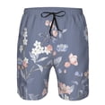 thumbnail image 4 of Kdxio Watercolor Flowers Butterfly Pattern Mens Casual Shorts - Drawstring Summer Beach Sports Shorts for Men, 4 of 9