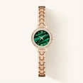 thumbnail image 2 of Reloj de pulsera de cuarzo para mujer, relojes de pulsera elegantes e impermeables a la moda para dama y niña, dorado, 2 of 5