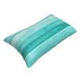 thumbnail image 3 of KLL Teal Turquoise Pillow Covers Envelope Closure,Super Soft and Cozy Fuzzy Fleece Pillow Case Cover 16"x24", 3 of 9