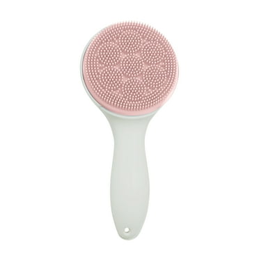 Acdanc Face Scrubber Soft Facial Cleansing Brush Face Exfoliator for All Skin Types Pink