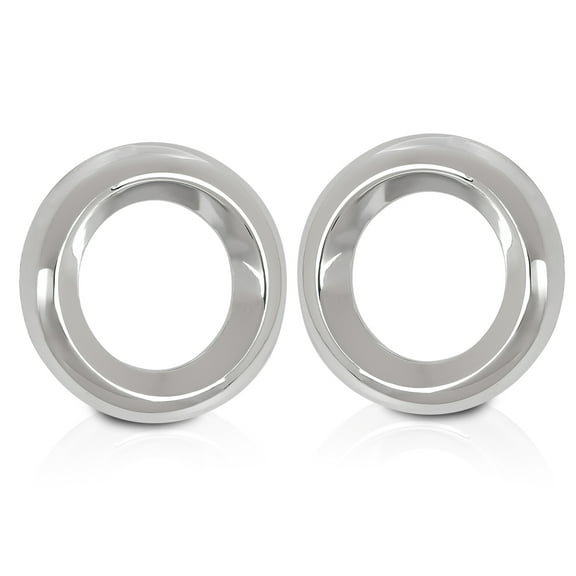 Fog Lamp Bezel Trim Set Left & Right Fog Light Hole Fit for 2009-2012 Toyota RAV4