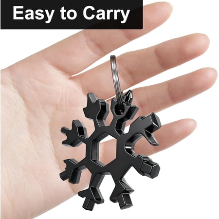 18-in-1 Snowflake Multitool 9 Packs Stainless Steel Snowflake Wrench/Bottle Opener/Screwdriver Kit Stainless Steel Portable Star Tool for Christmas Great Gifts$$Tools & Hardware Other