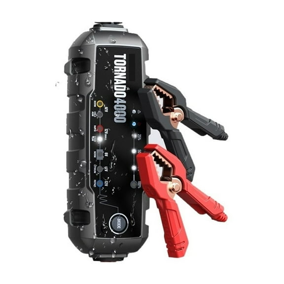 T4000 6V/12V Car Battery Charger For Acid Lithium Battery Power Bank 20Ah -150Ah Automatic Repair Battery Chargers Tester ,Instant Roadside Rescue