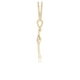 thumbnail image 2 of ANGARA Natural Diamond Open Cross Pendant in 14K Yellow Gold for Women (Size-1.25mm| Color-H| Clarity-SI2) | April Birthstone, Anniversary, Jewelry Gift for Women | Natural Diamond Necklace, 2 of 7