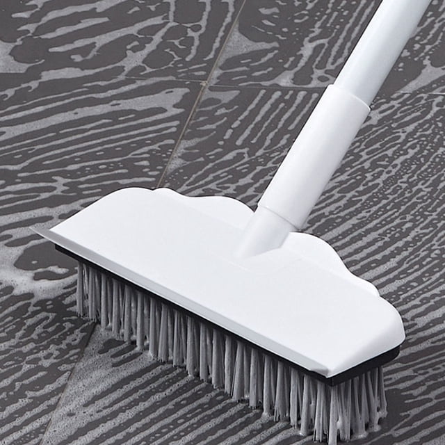 NUOLUX Cepillo Con Escurridor Para Limpiar De Madera Y Azulejos Con Mango