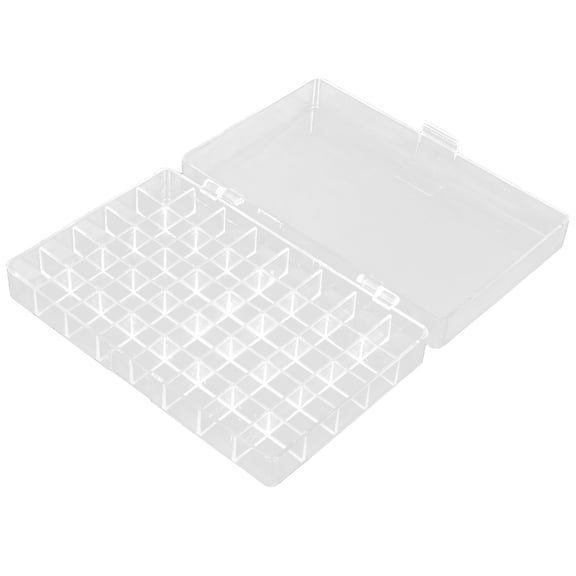 PENIKOKO Transparent Acrylic Storage Box with 40 Compartments for Craft Supplies, Fishing Lures, Beads, and Stationery Organization