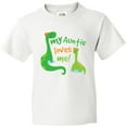 thumbnail image 3 of Inktastic My Auntie Loves Me Dinosaur Youth T-Shirt, 3 of 5