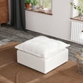 thumbnail image 4 of Indecor Home Sectional Ottoman Convertible Down Filled Comfy Sofas for Living Room White, 4 of 6