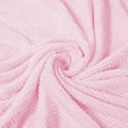 thumbnail image 4 of Exclusivo Mezcla Waffle Textured Extra Large Fleece Blanket, Super Soft and Warm Throw Blanket for Couch, Sofa and Bed (Light Pink, 50"x70")-Cozy, Fuzzy and Lightweight, 4 of 7
