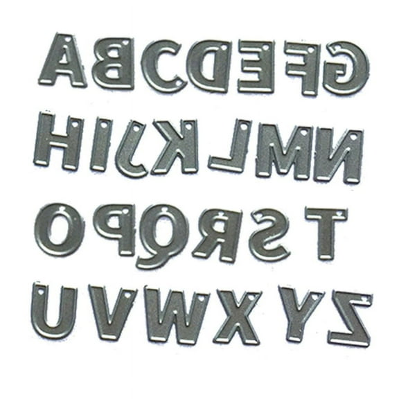 Apooke Letter Number Cutting Dies Metal Die Cuts Stencils Template DIY Scrapbook Album Paper Card Jewelry Making Crafts