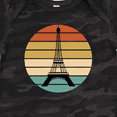 thumbnail image 4 of Inktastic Paris Eiffel Tower Retro Sunset Boys or Girls Baby Bodysuit, 4 of 5
