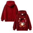 thumbnail image 6 of Christmas Reindeer Pet Carrier Hoodie, Teddy Dog Pocket Sweatshirt with Head Window for Women, 6 of 7