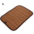 thumbnail image 3 of Summer Dog Mat Double-Sided Soft and Breathable Cat Sleeping Bed Brown L, 3 of 8