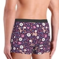 thumbnail image 3 of KLL Cute Squirrel Floral Men's Cotton Boxer Briefs Underwear-Small, 3 of 8