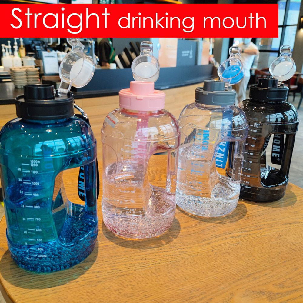 503ml Drinking Sports Water Bottles Straw Frosted Plastic Trendy Fashion  Students Jug Bottle Bottle Coffee Tumbler Waterbottle
