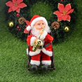 thumbnail image 2 of 2020 Christmas Playing Saxophone Santa Claus in Chair with Music Electric Funny Santa Decoration Christmas Gifts, 2 of 4
