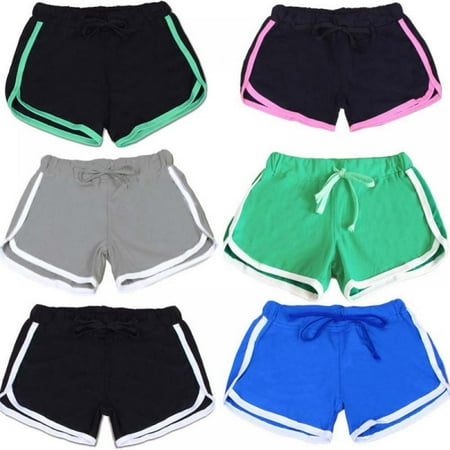 Minimanihoo Summer Beach Shorts Women s Workout Yoga Hot Shorts Casual Elastic Drawstring Waist