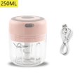 thumbnail image 3 of 1pc 250ml Mini Electric Kitchen Garlic Press And Pestle USB Charging Socket Ginger And Chili Chopper Vegetable Blender Kitchen Utensil Kitchen Stuff Small Kitchen Appliance, 3 of 4