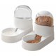 thumbnail image 1 of Fuente de Agua y Dispensador de Agua para Comida para Gatos/Dispensador de Agua Fuente Automática 2 Piezas - Comida para Perro/Gato/Croquetas Comederos y Bebederos Accesorios Tazón Gato/Perro/M, 1 of 4