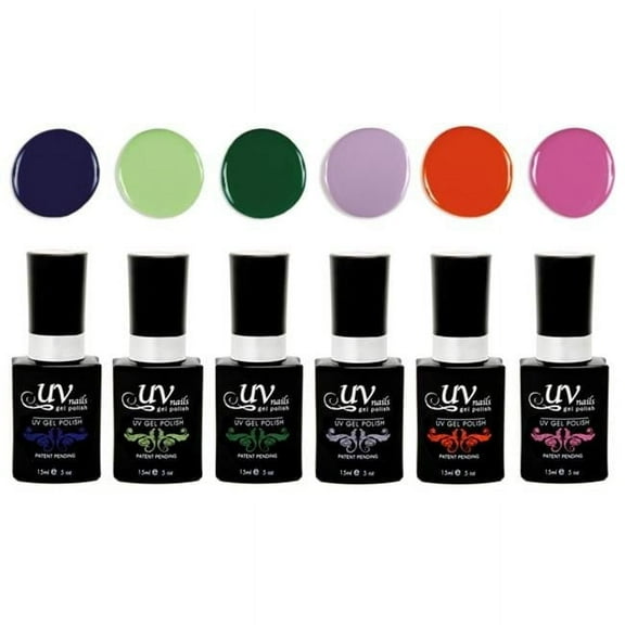 UV-Nails Melbourne LED Gel Polish - Set of 6