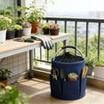 thumbnail image 4 of Lunxisen 2 Pcs Portable Storage Basket Drawstring Folding Organizer Multi Functional Tool Bag for Camping Gardening Home, 4 of 7