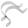 4 Stainless Steel U-Shaped Pipe Clamps, Half Pipe for Pipe Fittings ...