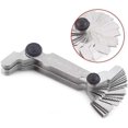thumbnail image 3 of Thread Gauge Set For Industrial Measurement, Chrome Finish Stainless Steel Thread Gauges Metric & Imperial Tooth Pitch Tool, Perfect For Checking, 3 of 5