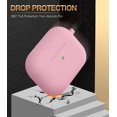thumbnail image 2 of Airpods Pro Étui de Protection, AIMTYD Étui en Silicone avec Porte-Clés pour Apple Airpods Pro Étui Hommes Femmes [LED avant Visible]-Rouge, 2 of 6