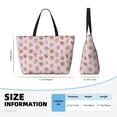 thumbnail image 5 of Horeoi Strawberry Cake Print Large Capacity Beach Travel Bag Waterproof Polyester with Multiple Pockets for Beach Camping Gym, 5 of 5