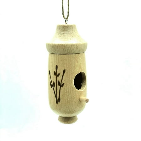 Copper House Hummingbird Nest Wooden Hanging Hummingbird Nest Bird Swing Nest For Garden Outdoor Home Decoration Birdhouse Pole Bracket