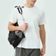 thumbnail image 5 of Blusas de manga corta y cuello redondo para hombre, unisex, para hombre y mujer, de seda helada, de color liso, para exteriores, informales, elásticas, para entrenamiento físico, de poliéster, de mang, 5 of 5