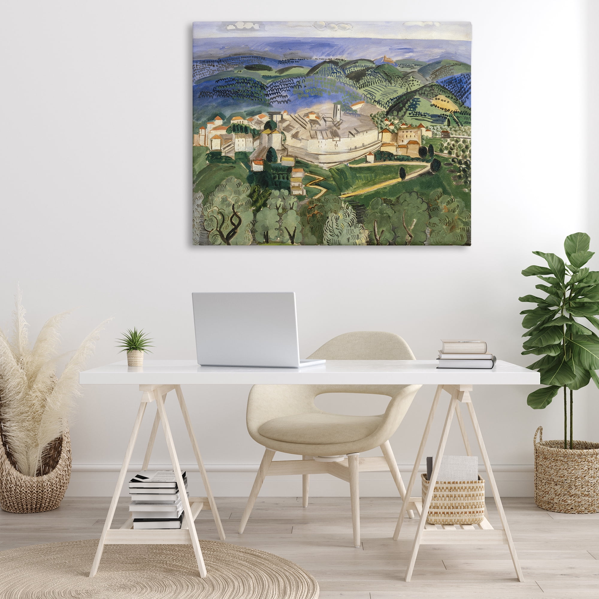 Stupell Industries Classic Raoul Dufy Landscape Landscape & Nature Painting Wrapped Canvas Art Print Wall Art, 48 x 36