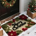 thumbnail image 1 of Aufmer 1 Pcs Christmas Floor Mat, Festive Holiday Rug for Living Room Bedroom Kitchen, Decorative Bath Mat for Xmas Decor, 1 of 7