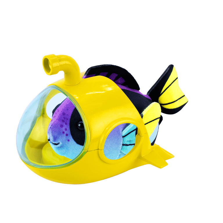 ZhuZhu Aquarium Motorized Fish Toy – Wesley the Blue Tang - No