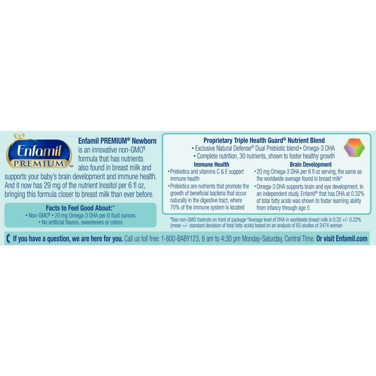 Enfamil premium 2025 newborn ingredients