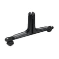 thumbnail image 4 of Soporte para biombo divisor de ambientes, soporte para dormitorio, decoración con ruedas móviles, suministros, accesorios, base para biombo de hotel Negro, 4 of 8