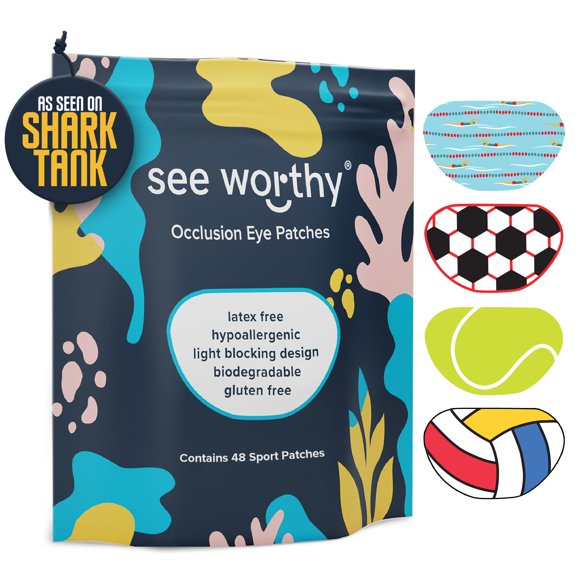 Parche adhesivo See Worthy para niños y adultos, 48 parches