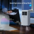 thumbnail image 5 of Matladin WiFi Enabled Smart 8000 BTU Portable Air Conditioner with Remote & APP Control, 3-in-1 Cooler, Dehumidifier & Fan, Powerful Room Mobile AC Unit with Rolling Wheels & Easy Installation Kit, 5 of 7